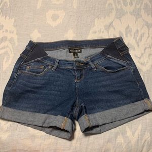 Motherhood Maternity Jean Shorts